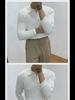 Eleganter koreanischer schmal gestrickter Polopullover - Britischer Retro-Stil für Herren