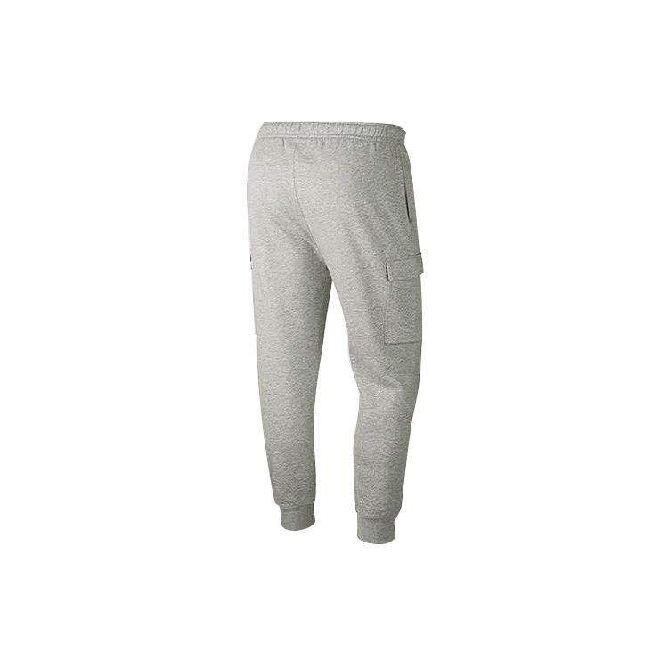 Nike Solid Color Logo Embroidered Jogger Pants Men Bottoms Grey CD3129-063