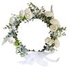 Forest Flower Crown Festival Wedding Floral Headpiece Trendy Flower Headbands  for Women Girls
