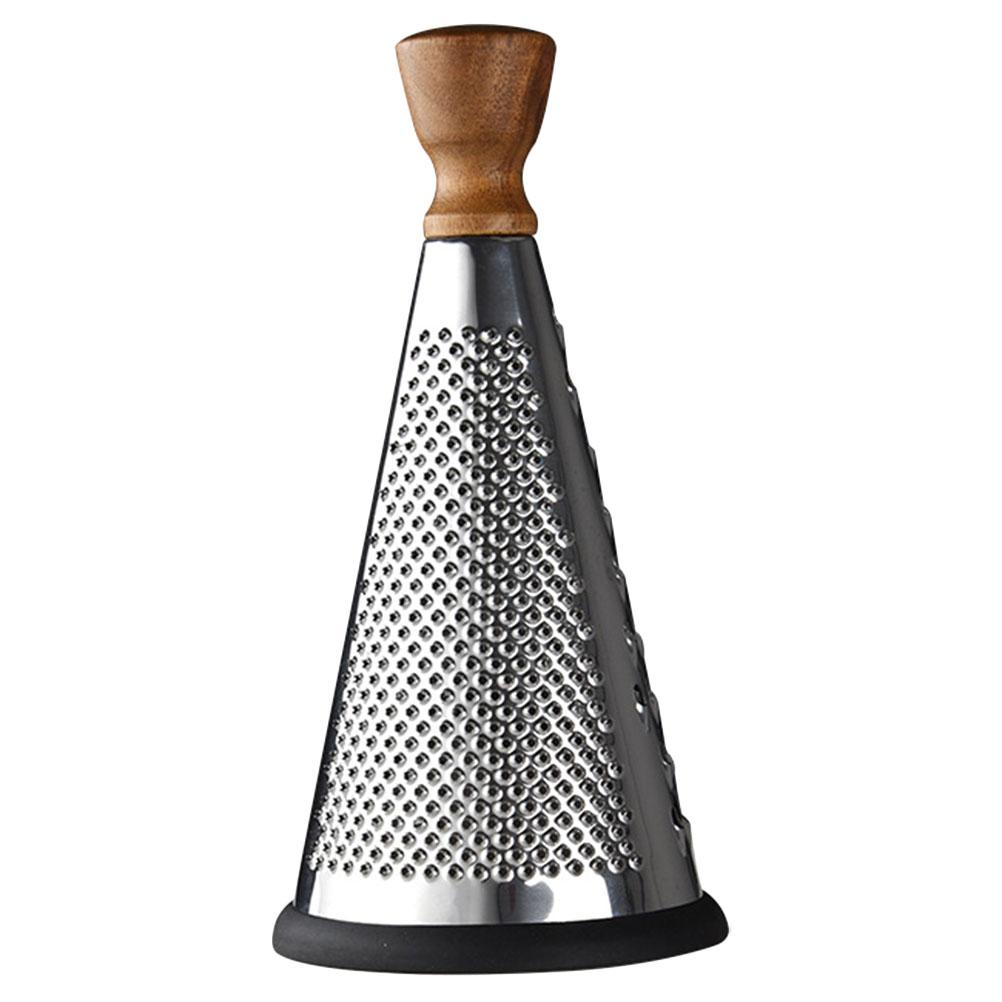 9 Inch Household Grater Stainless Steel Cone Cheese Grater with Ergonomic Handle for Kitchen Vegetable Shredder