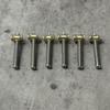 6Pcs Electric Guitar Bridge Saddle Metal Professional Clear Full Tone Guitar Bridge Saddle Replaceme