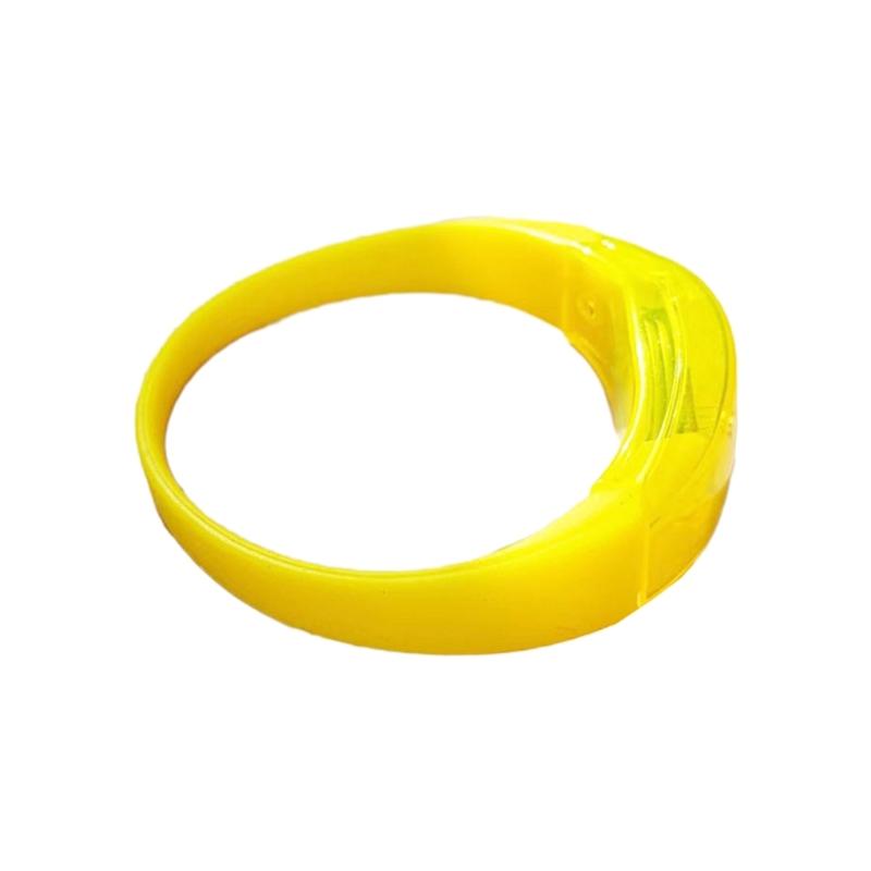5 Stück Sprachaktivierte Sound Control LED Armbänder Blinkendes Silikon Armband Weihnachten Bar Konzert Festival Party Zubehör