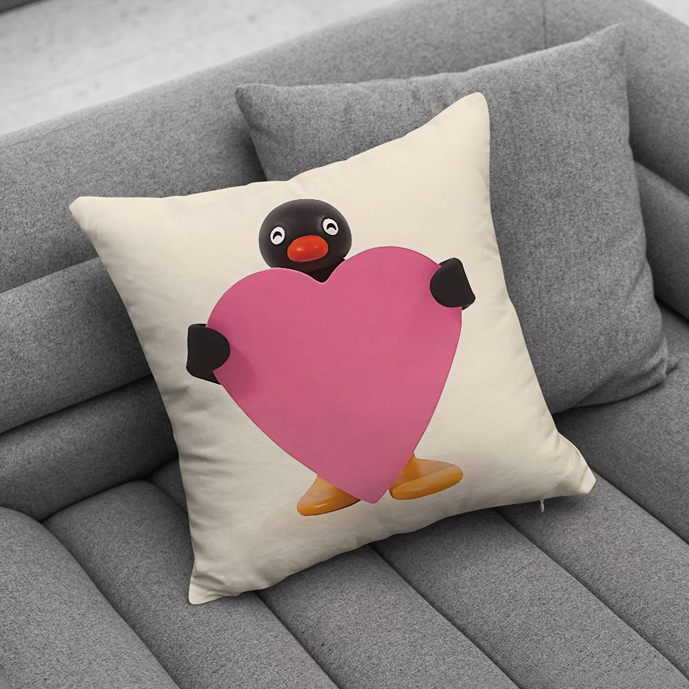Penguin PPingu Pillow Case Pillowcase Home Sofa Cushions Car Cushions Pillowcover Office Pillowshell Pillow