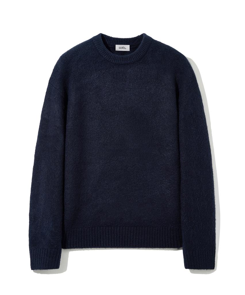 COSTUME O’CLOCK Plain Round Heavy Knit Pullover 11 Color Cooskt067 (A Type)