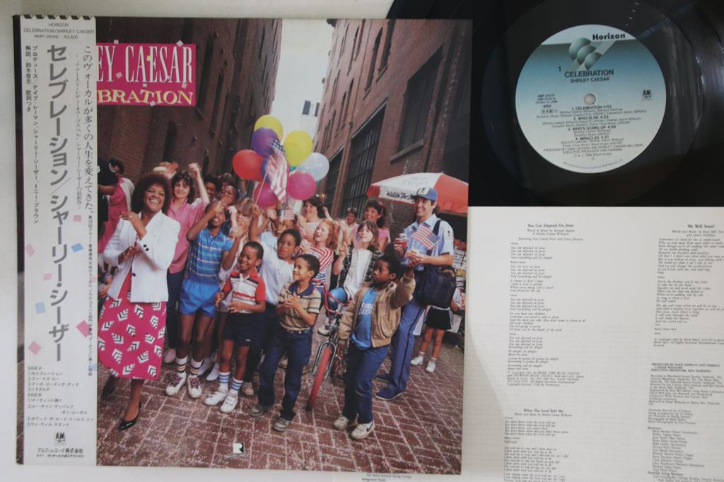 LP Record SHIRLEY CAESAR - Celebration AMP28149PROMO HORIZON 1985 Japan Obi Soul/Funk Used