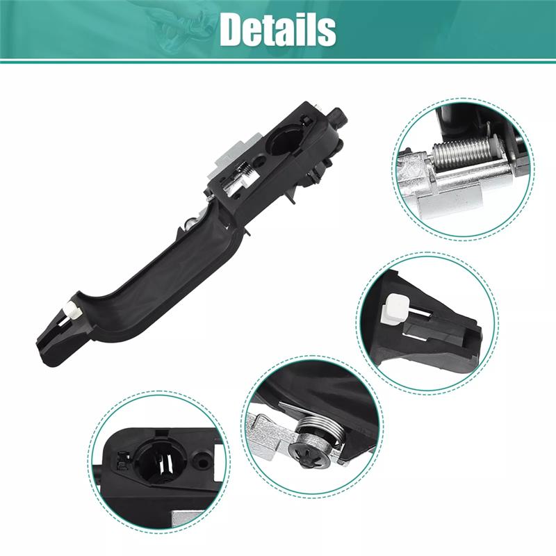 1Pair Exterior Door Handle Base Reinforcement For Ford Focus 08-11 8S4Z-5426685-B 8S4Z-5426684-B Front Handle Base