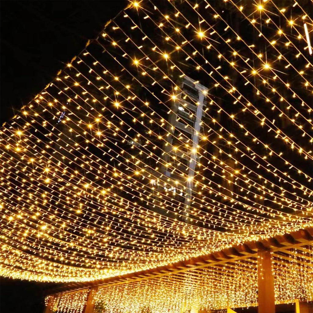 AKISOT Christmas LED Illumination Lights for Outdoor Use, Waterproof, 33m (300 Bulbs), 50m (400 Bulbs), 100m (500 Bulbs), 100m (800 Bulbs), LED