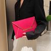 Stylish And Versatile Envelope Clutch Bag For Women In Black Hot Pink And Green