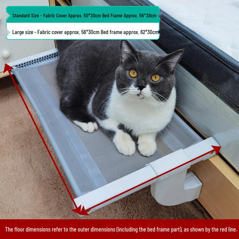 Universal All-Season Cat Hammock for Windows – Bedside Hanging Pet Bed for Sunbathing