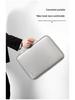 14-Inch Full Open Leather Laptop Sleeve for MacBook, Lenovo, Huawei