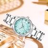 NIBOSI Woman Watch Stainless Steel Waterproof Luminous Elegant Ladies Wristwatch Luxury Diamond Dial Quartz Watch for Women