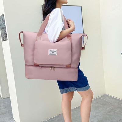 Folded Sports Gym Bags Holdall Water Resistant Weekender Bag Tear Tote Travel Duffle