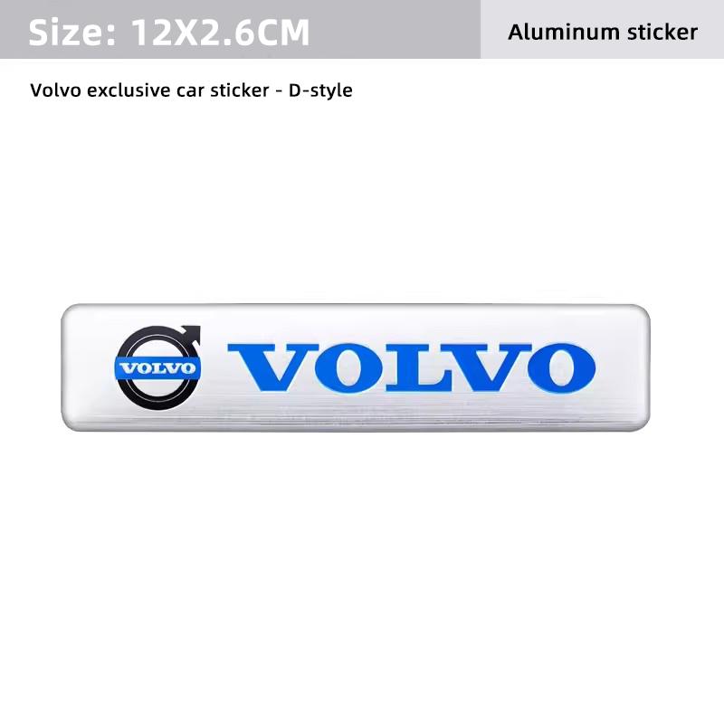 

Metal Shield Styling Emblem Decal Car Sticker Rear Trunk lid Accessories For Volvo XC90 V90 V60 XC60 V40 EC40 EX40 S80 S60 S90