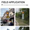 300mm 18V/7AH/8W Outdoor Waterproof Solar Powered Amber Flashing Warning Light LED Traffic Safety Beacon Lamp