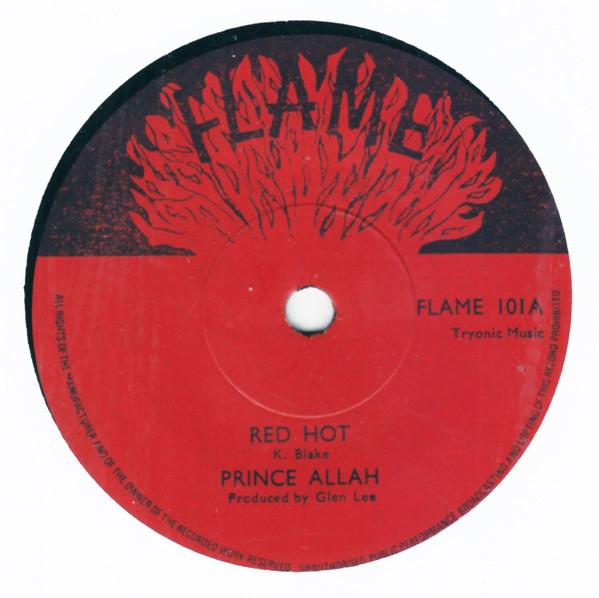 

7inch Record PRINCE ALLA - Red Hot FLAME101 Flame UK Reggae, Ska & Dub Used