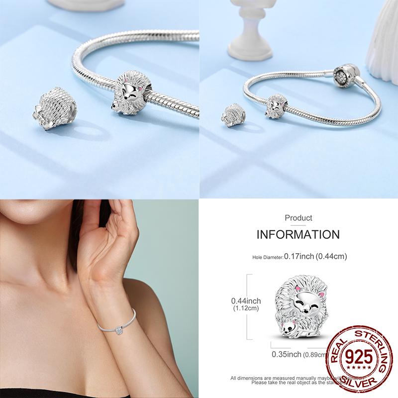 Animals Series Copper Charms Beads Dog Snake Leopard Pendants Fit Original Bracelet Necklace Diy For Woman