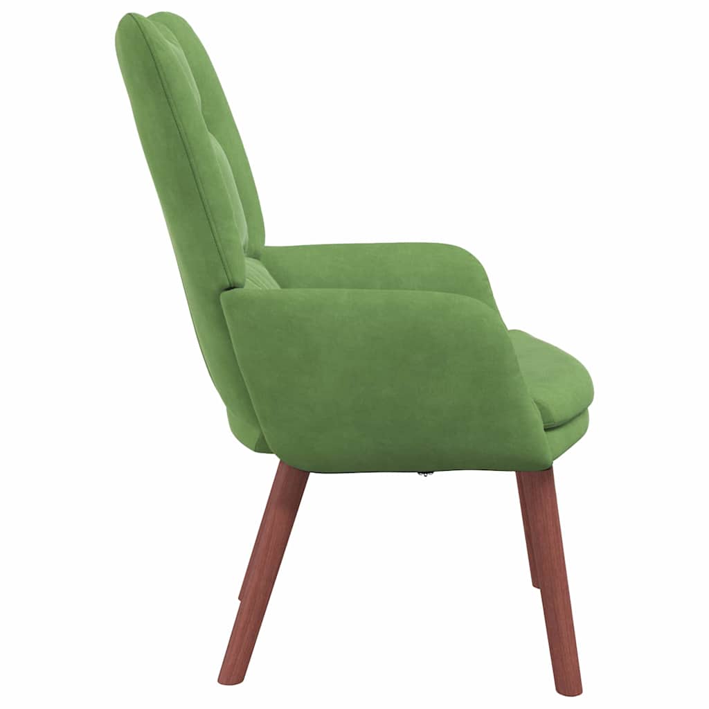 Armchair Light Green 63 X 67 X 94 Cm Velvet