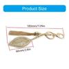 Sophisticated Sturdy Alloy Leaf Pendant Keychain Accessory Portable for Enhancing Your Personalize Styles Casual Wear