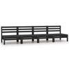 VidaXL 4x Solid Pine Wood Garden Center Sofas Patio Center Sofas Patio Furniture Garden Sofas 806596