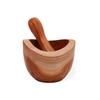 Mortar and Pestle Teak Wood Medium 2-Piece Set