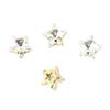 50 Pcs 10mm Star Glass Claw Drill with Hole Pentagram Hand-sewn Drill DIY Wedding Shoes and Clothing Bags Hairpin Jewelry Accessories