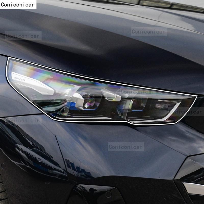 Car Headlight Protection Transparent Repair Anti-Scratch Protective Film TPU For BMW 5 Series F10 F11 G30 G31 G60 G61 2014-2024