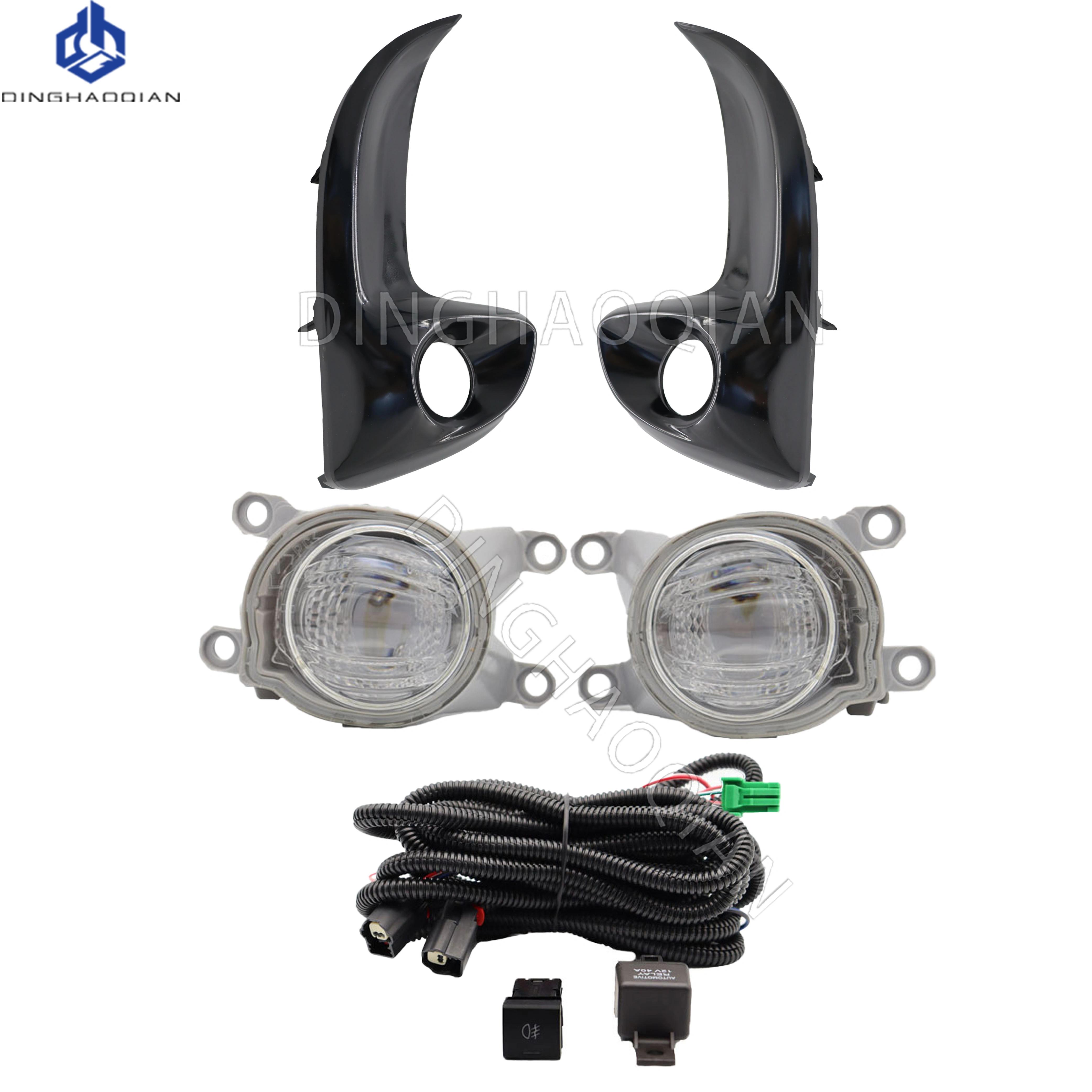 

1 set Fog Lights Headlight For Toyota VIOS 2020 2021 2022 2023 2024 LED Fog lights Car Fog Lamp Kit With Harness Bulb Switch 1set