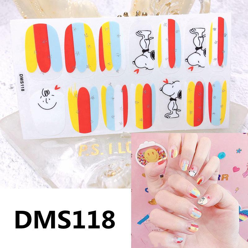 New Adorable Cartoon Expression Nail Stickers - Fun, Cute, No-Bake Design