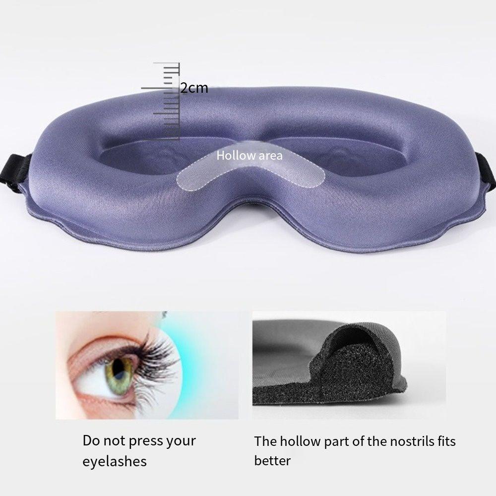 Breathable Sleeping Mask Eyepatch 3D Night Sleep Patch Portable Travel Eye Mask Office