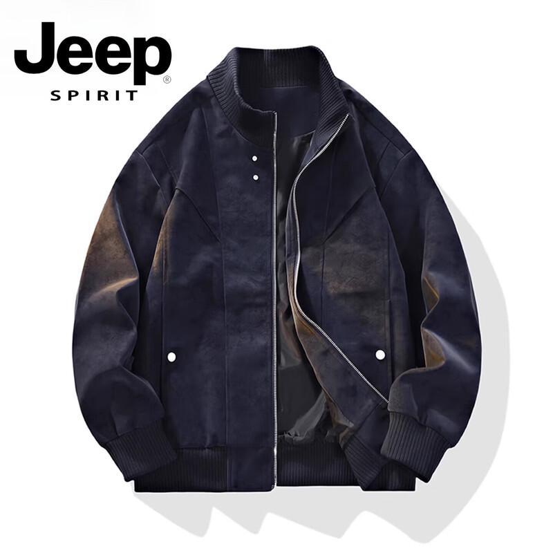 JEEP SPIRIT Men s Suede Feel Casual Jacket XL