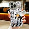 The Promised Neverland Anime Soft Phone Case For iPhone 15 16 17 Air 14 Pro Max 16E Plus 13 12 Mini Plating Anti-Fall Fundas