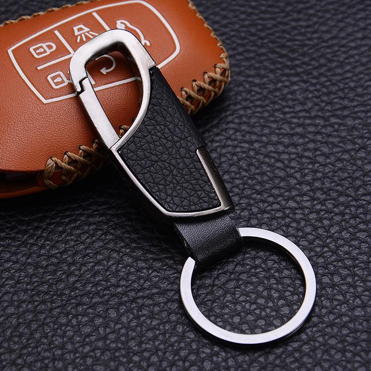 Men's Creative Leather Car Keychain Pendant