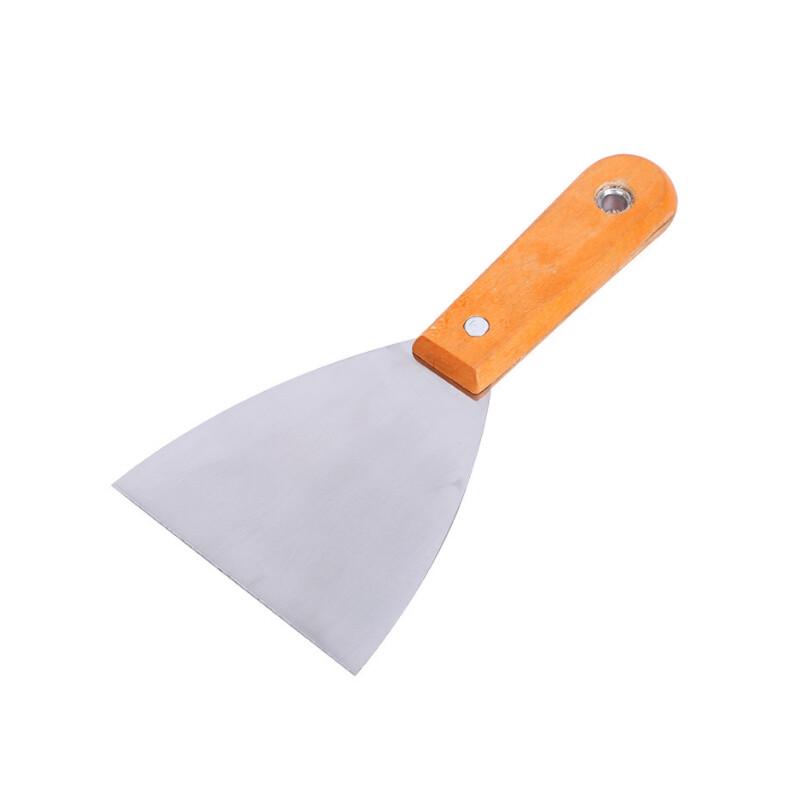 Fu Yun 4-inch Wooden Handle Putty Knife & Cement Trowel (10-pack)