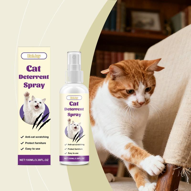 Cat Scratch Deterrent Spray No Stimulation Natural Anti Scratching Training Aid Sofa Furniture Protector Cat Anti Chewing Sprays