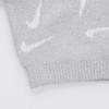 Nike Ropa Deportiva Fénix Acogedora Estampado Completo Camiseta Casual Corta de Manga Corta para Mujer Tops Gris Humo Claro FD4287-077