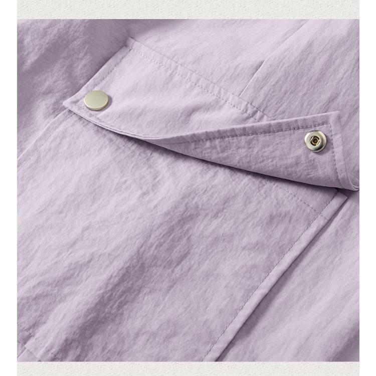 Women's High Waist Purple Workwear Pants Spring Summer Quick Dry Pants Petite American Leisure Sports Pants