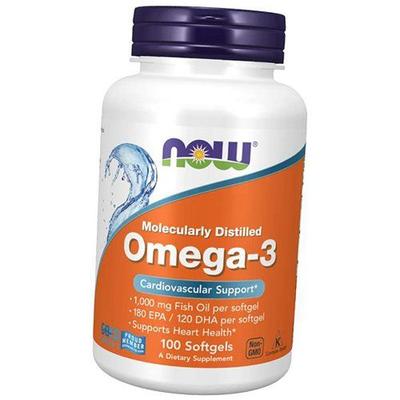 Molekulárne destilované Omega 3, Omega-3 1000, 100 gélových kapsúl (67128007)