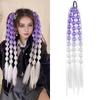 With Hair Tie Colored Hair Extensions 20" Ombre Crazy Hair Day Accessories