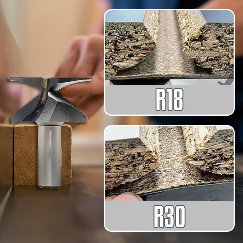 R18/R30 Stopka 1/2 palce Dřevoobráběcí fréza Dvoubřité frézy Fréza na dřevo Ruční nářadí Nástroj pro zpracování dřeva