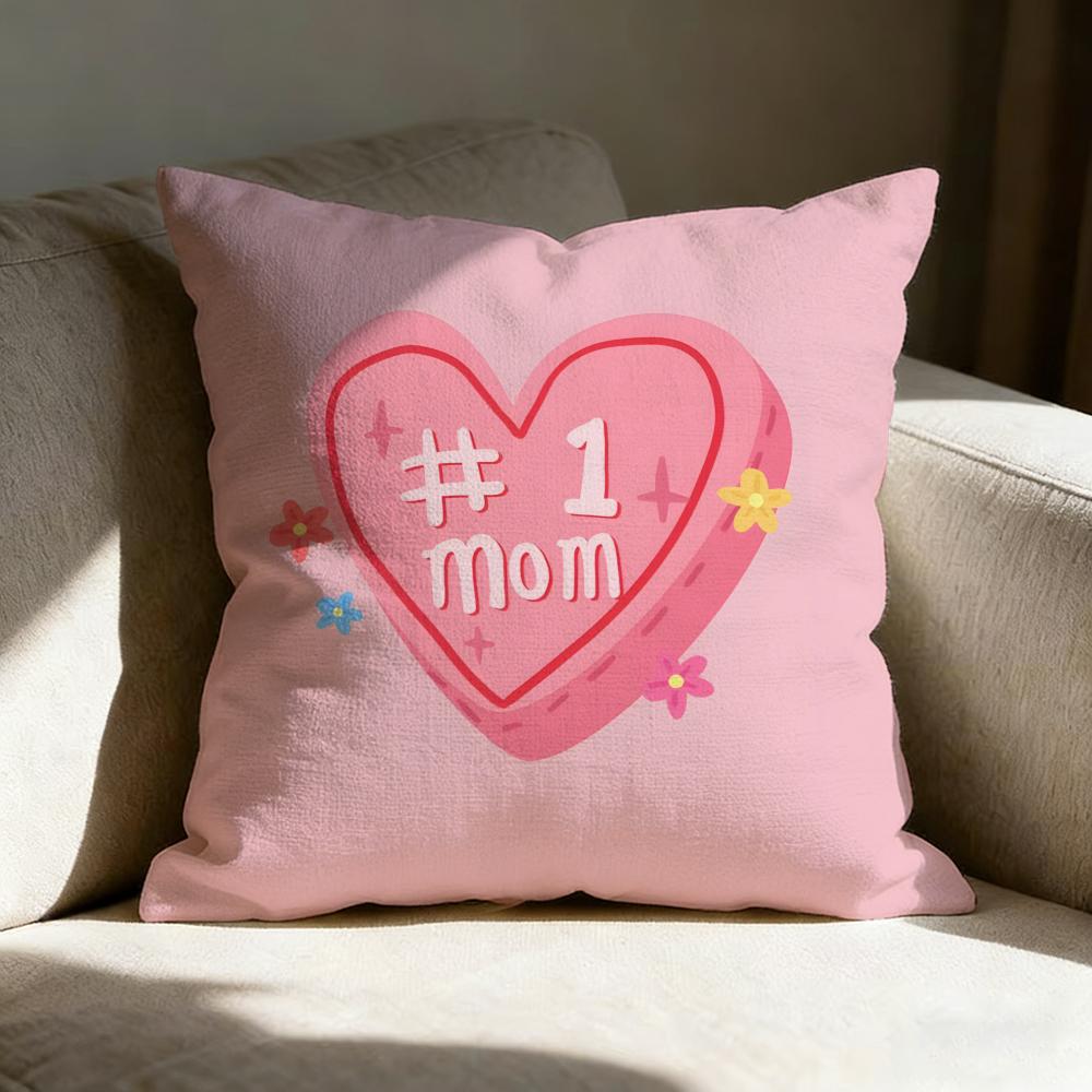 Mother's Day Pillow Case Pillowcase, Double-sided Printed, Sofa Cushion, Bedroom Headboard Pillow