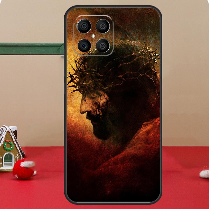 God Jesus Case For Honor Magic 8 Pro 6 7 Lite Honor 400 200 50 70 X8c X8b X9a X9b X9c X9d Win RT Coque