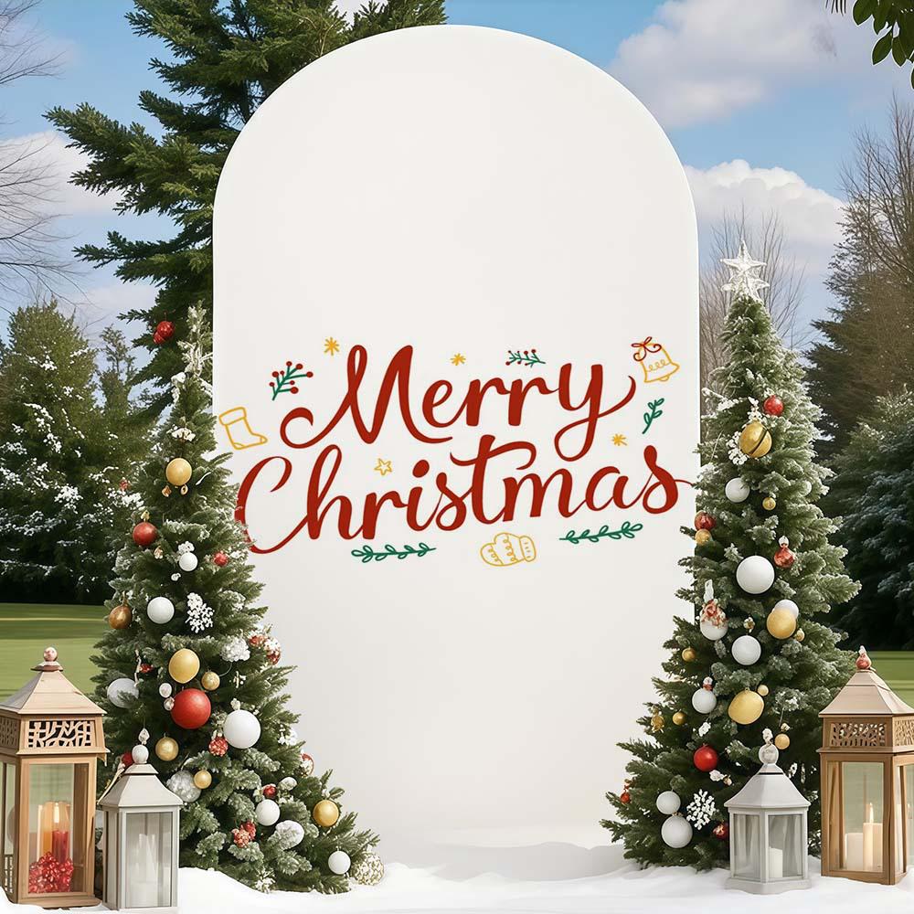 

Semicircle Christmas Party Decoration Backdrop Cloth 1.6ft*3.9ft