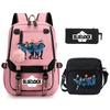 Trend Campus Primary And Secondary School Student School Bag Blue Prison Blue Lock Peripheral Animation Backpack Pencil Bag