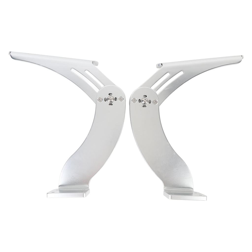 Paar Marine Armlehnen-Schwenkarm Aluminiumlegierung Verstellbarer Winkel Solide Stütze Boot Klappbare Armlehnen-Schwenkarme für Yacht Schiff