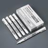 3pcs Smooth Writing White Marker Pens Waterproof Oily Marker Pen White Permanent Paint Pen  Graffit