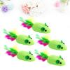 Tineasur 5-Pack Little Green Mouse Cat Toys for Indoor Play and Pet Entertainment, Perfect for Cat Owners