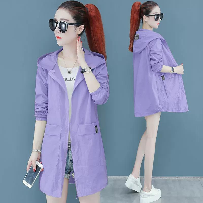 Sunscreen Clothing for Women, Thin, Medium To Long, Plus Size, Fat, MM, Loose, Breathable, UV Resistant, Outer Jacket