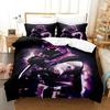 Spiel VALORANT Omen Bettwäsche-Set Einzelbett Twin Full Queen King Size Bettset Erwachsener Kind Schlafzimmer Bettdeckenbezug-Sets Anime Bettlaken-Set