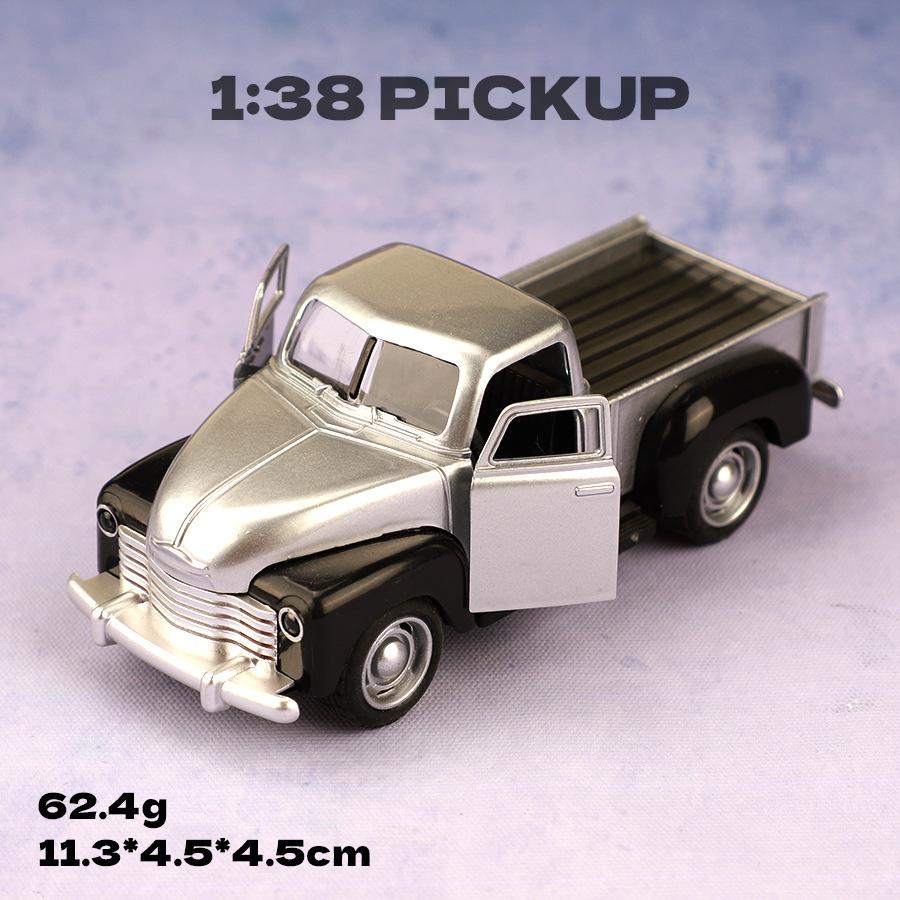 

1:38 Alloy Pickup Truck Model Children s Toy Car Decoration Pull Back Car Model Boy Toy Die Cast Educational Toy серый