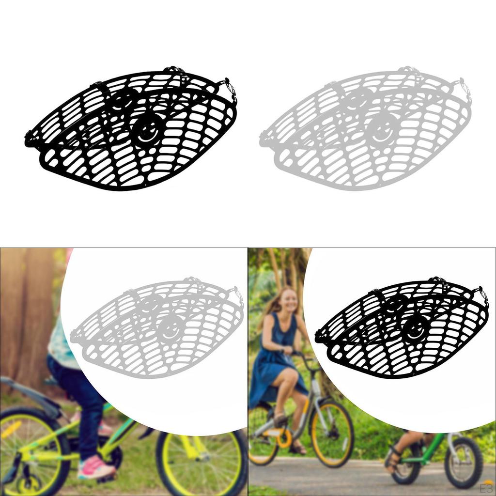 Bike Rear Wheel Net Backseat Guard Mesh Baffle Protector Lightweight Guardrailt Cycling Accessories